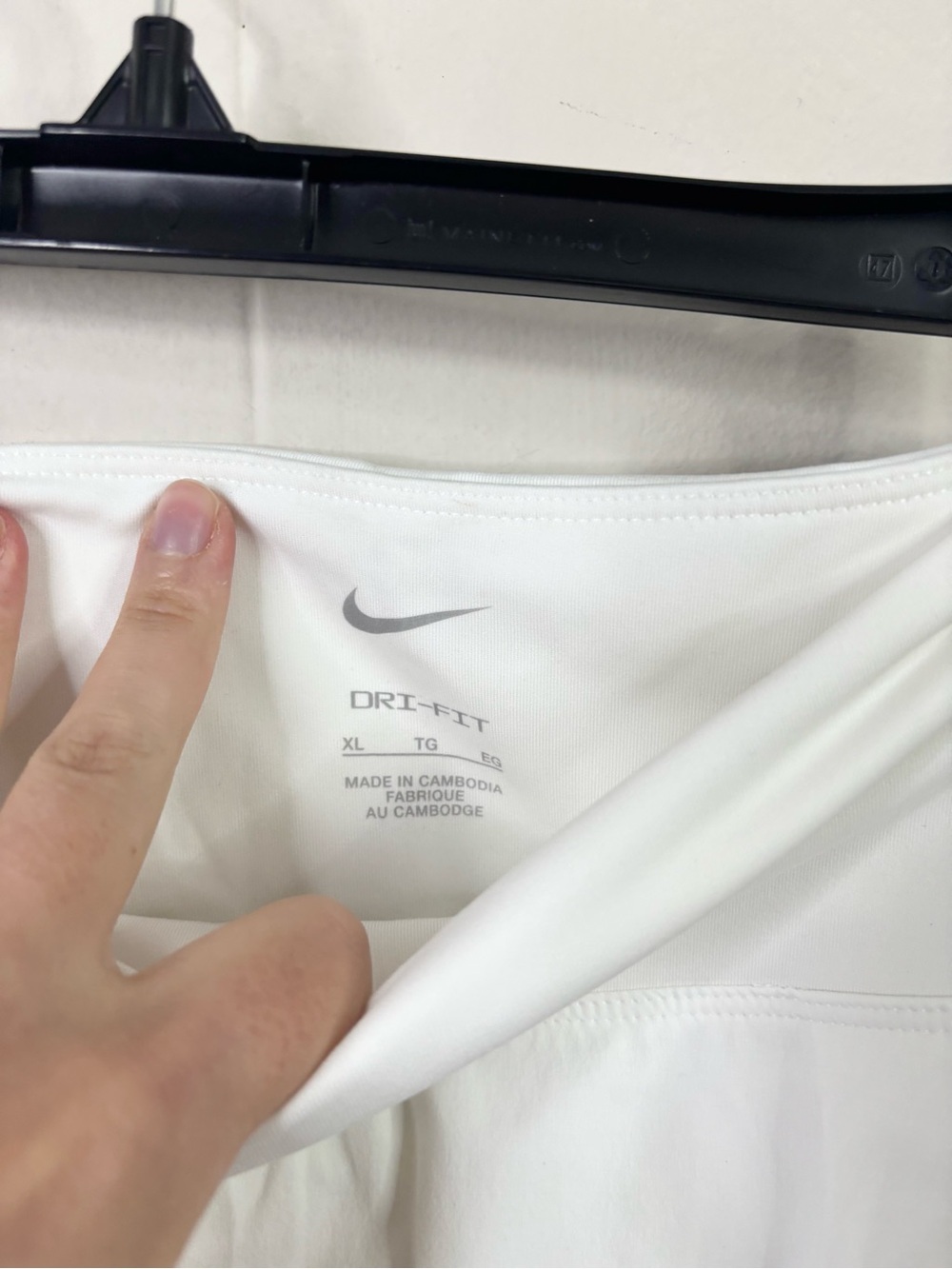 Nike women’s core club white tennis pickleball skirt skort athletic white XL new - Picture 4 of 8